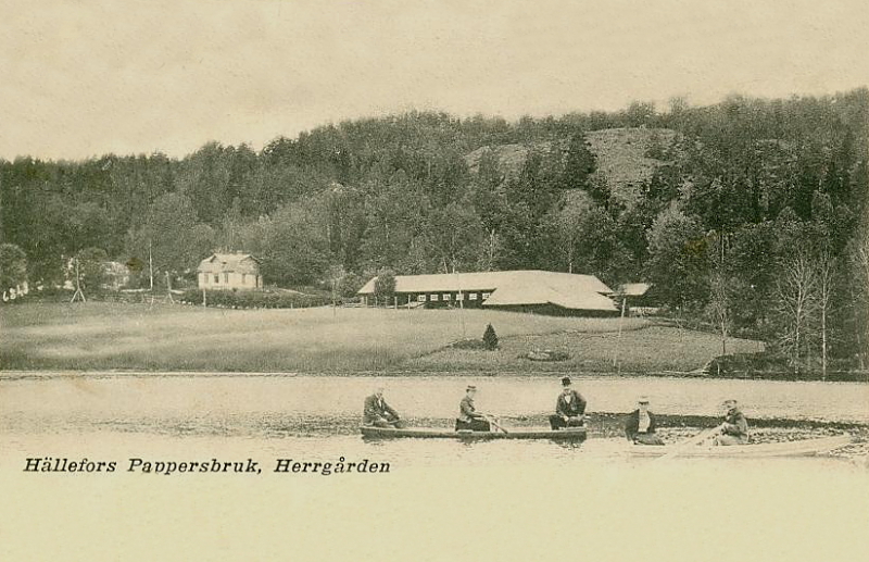 Hällefors Pappersbruk, Herrgården 1902