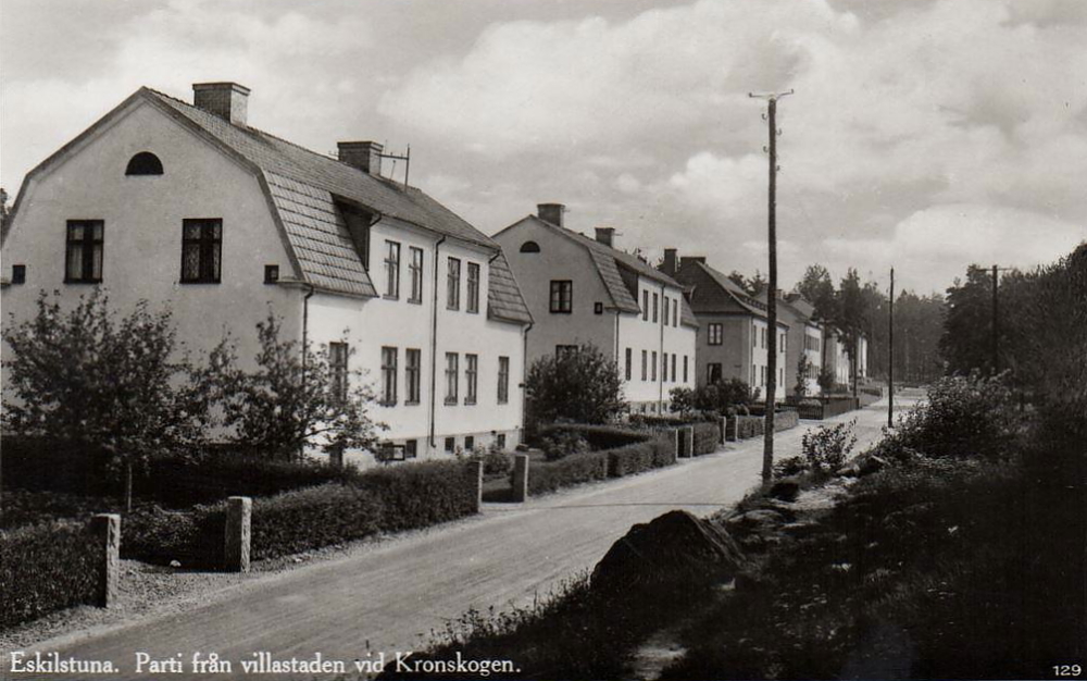 Eskilstuna, Parti från Villastaden vid Kronskogen