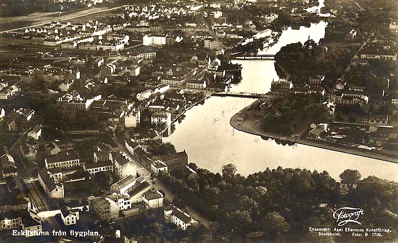 Eskilstuna från Flygplan