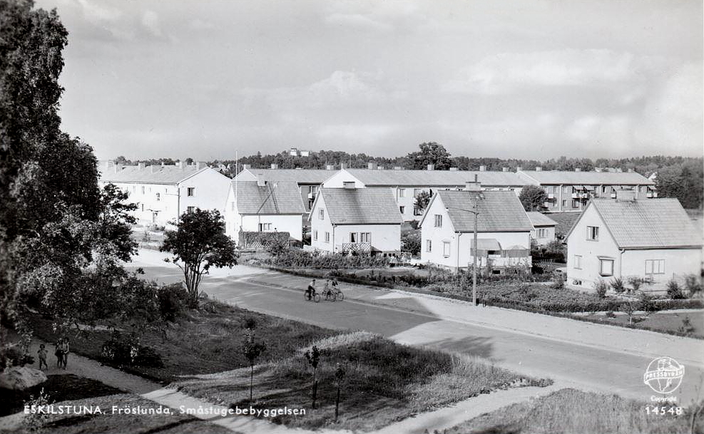 Eskilstuna, Fröslunda, Småstugebebyggelsen