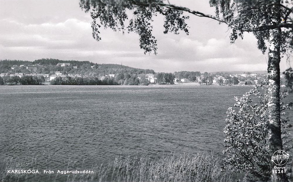 Karlskoga från Aggerudsudden