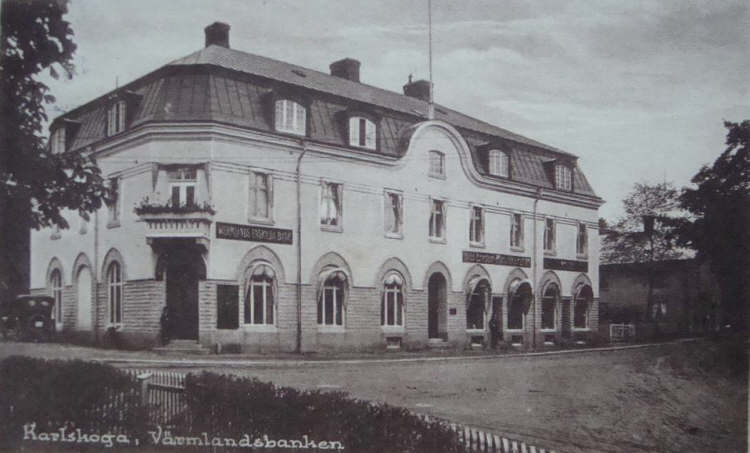 Karlskoga Värmlandsbanken 1922
