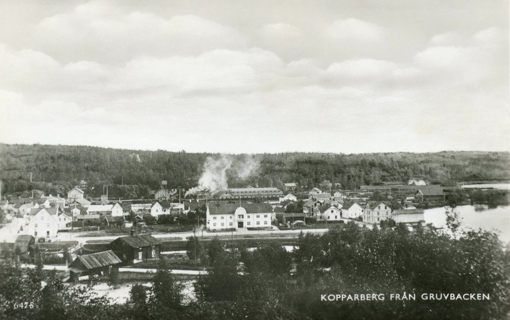 Kopparberg från Gruvbacken 1934