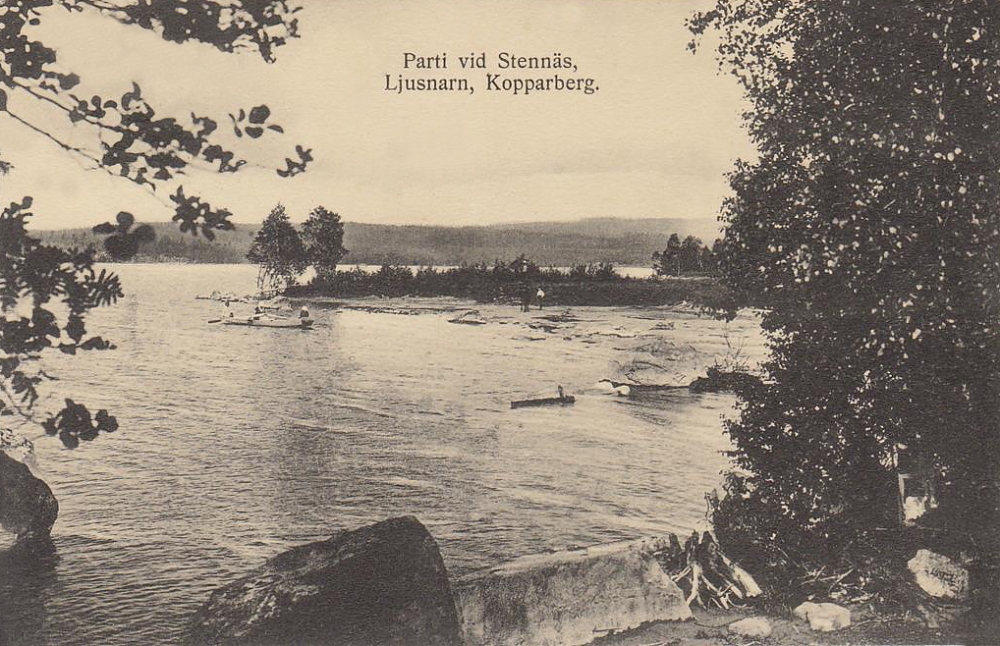 Kopparberg, Parti vid Stennäs, Ljusnarn 1915