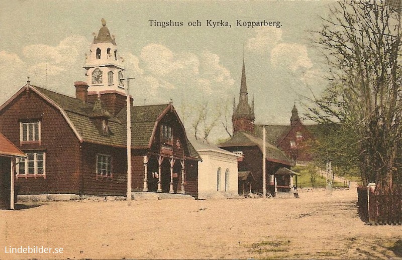 Kopparberg, Tingshus och Kyrka