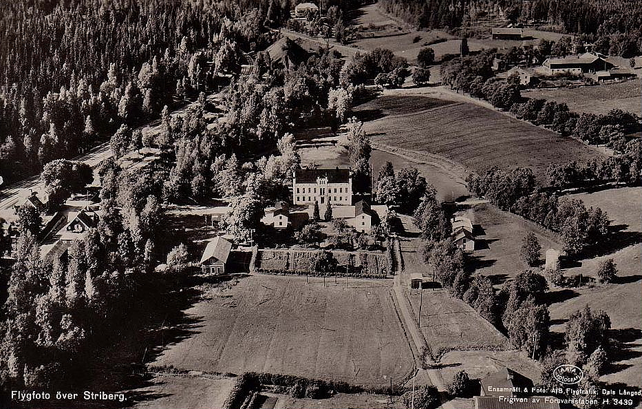 Nora, Flygfoto över Striberg