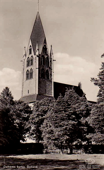 Gotland, Dalhems Kyrka 1964