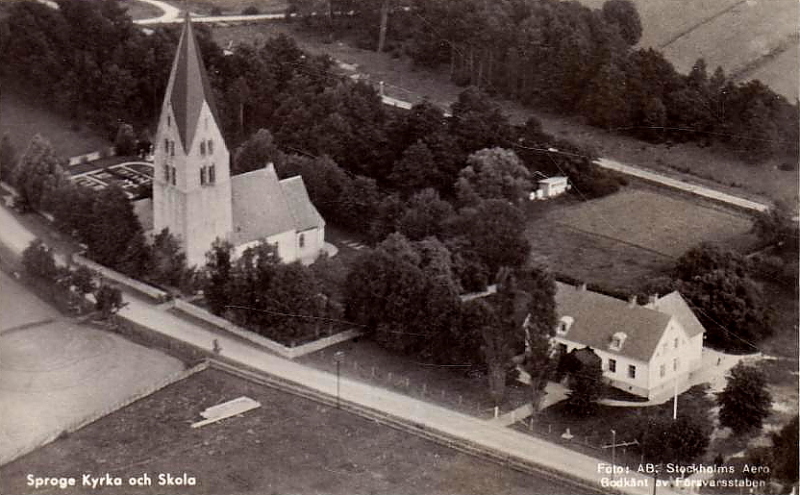 Gotland, Sproge kyrka och Skola