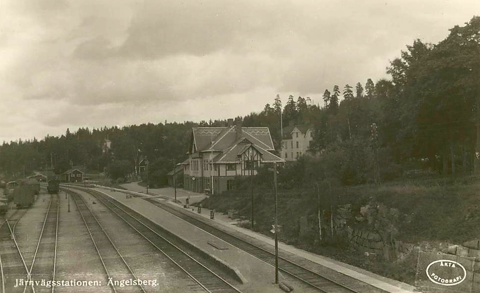 Fagersta, Ängelsberg Järnvägsstationen