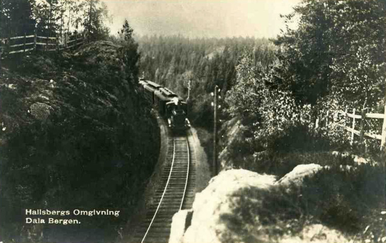 Hallsberg Omgivning Dala Bergen 1920