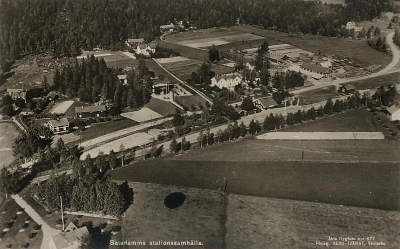 Sala, Saladamms Stationssamhälle 1937