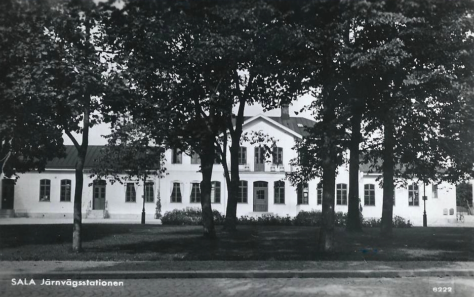 Sala Järnvägsstationen 1940