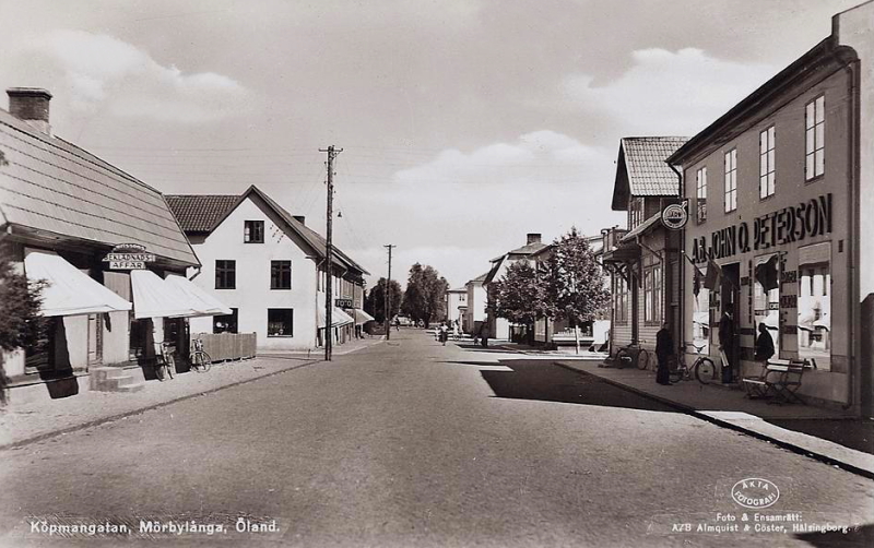 Öland, Mörbylånga Köpmangatan 1947