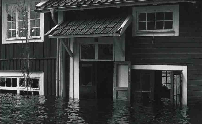 Lindesberg, Skolgatan översvämmningen 1977