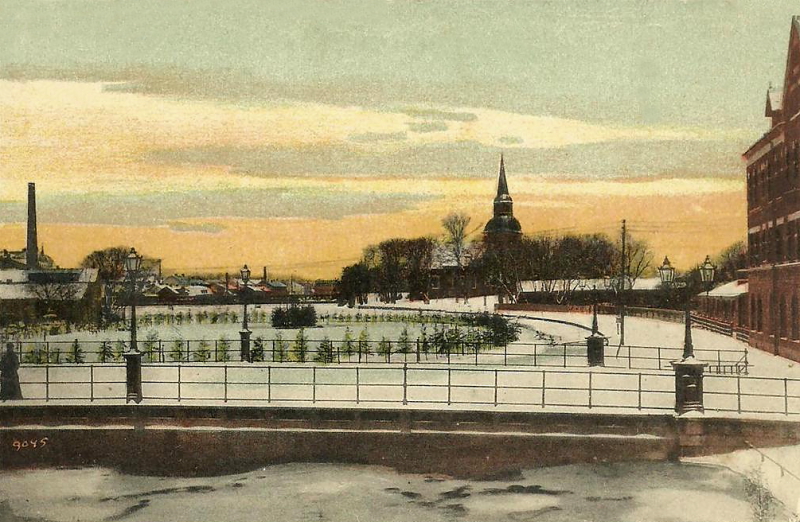 Eskilstuna, Skridskobanan och Kyrkan