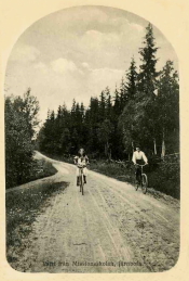 Nora, Parti från Missionsskolan, Järnboås 1925 Nora, Parti från Missionsskolan, Järnboås 1925