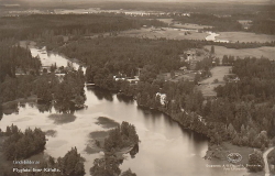 Flygfoto över Kåfalla 1939 Flygfoto över Kåfalla 1939