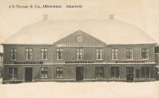 A-B Öhrman och Co, Affärslokaler, Askersund 1917 A-B Öhrman och Co, Affärslokaler, Askersund 1917