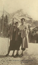 Astrid och Leopold i St Moritz