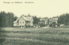 Kumla, Salonger och Badhuset, Stenebrunn 1902 Kumla, Salonger och Badhuset, Stenebrunn 1902