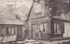Gotland, Gammal gård i Visby 1918 Gotland, Gammal gård i Visby 1918