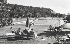 Gotland, Snäckgärdsbaden,Visby, Swimmingpoolen, Snäckan 1947 Gotland, Snäckgärdsbaden,Visby, Swimmingpoolen, Snäckan 1947