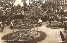 Gotland, Visby, Burmeisters Trädgårdsrestaurant 1929 Gotland, Visby, Burmeisters Trädgårdsrestaurant 1929