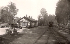 Nora, Järle Järnvägsstationen 1951 Nora, Järle Järnvägsstationen 1951