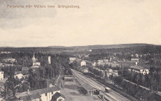 Ludvika, Panorama från Mullers Lawe, Grängesberg 1912 Ludvika, Panorama från Mullers Lawe, Grängesberg 1912