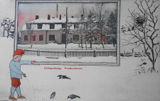 Ludvika, Grängesberg, Postkontoret, Gud Jul 1908 Ludvika, Grängesberg, Postkontoret, Gud Jul 1908
