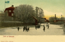 Köping, Parti af Köpingsån 1905 Köping, Parti af Köpingsån 1905