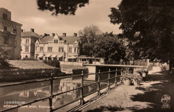 Köping, Stora Bron, Köpingsån 1952 Köping, Stora Bron, Köpingsån 1952