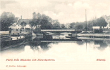 Köping, Parti från Hamnen och Järnvägsbron 1902 Köping, Parti från Hamnen och Järnvägsbron 1902