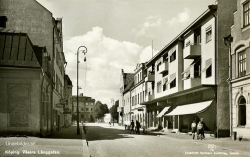 Köping, Västra Långgatan 1945 Köping, Västra Långgatan 1945