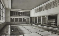 Köping, Interiör av Badhuset 1939 Köping, Interiör av Badhuset 1939
