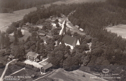 Flygfoto av Malma Kyrka Flygfoto av Malma Kyrka