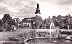KÖPING, Kyrkan 1954 KÖPING, Kyrkan 1954