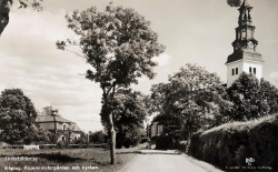 Köping, Komministergården och Kyrkan 1947 Köping, Komministergården och Kyrkan 1947