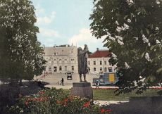 Köping, Scheelestatyn och Stora Torget Köping, Scheelestatyn och Stora Torget