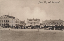 Köping Stora Torget, Marknadsdag 1931