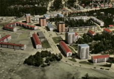Köping från flygplan 1965 Köping från flygplan 1965