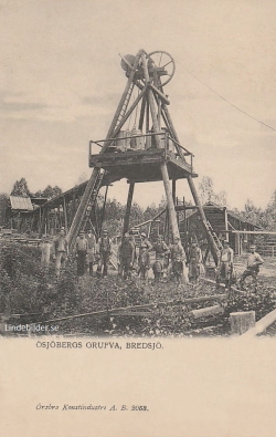 Ösjöbergs Grufva, Bredsjö 1903 Ösjöbergs Grufva, Bredsjö 1903