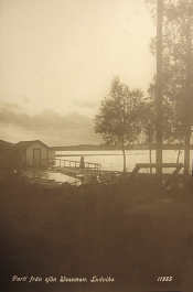 Ludvika, Parti från sjön Wessman 1926 Ludvika, Parti från sjön Wessman 1926