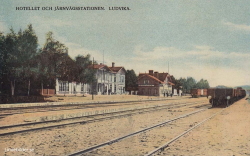 Ludvika, Hotellet och Järnvägsstationen Ludvika, Hotellet och Järnvägsstationen