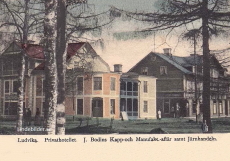Ludvika, Privathotellet, J Bodins Kapp och Manufakt, -Affär samt Järnhandel Ludvika, Privathotellet, J Bodins Kapp och Manufakt, -Affär samt Järnhandel