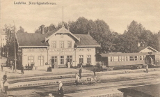 Ludvika, Järnvägsstationen 1920