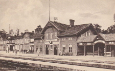 Ludvika, Järnvägsstation och Järnvägshotellet 1935