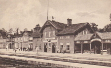 Ludvika, Järnvägsstation och Järnvägshotellet 1935 Ludvika, Järnvägsstation och Järnvägshotellet 1935