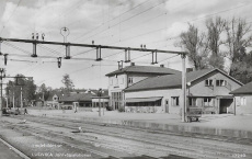 Ludvika Järnvägsstationen 1949 Ludvika Järnvägsstationen 1949