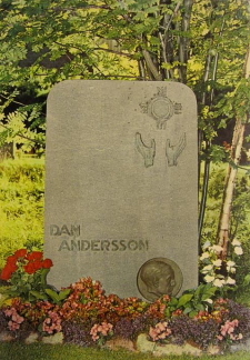 Ludvika, Dan Anderssons gravsten Ludvika, Dan Anderssons gravsten